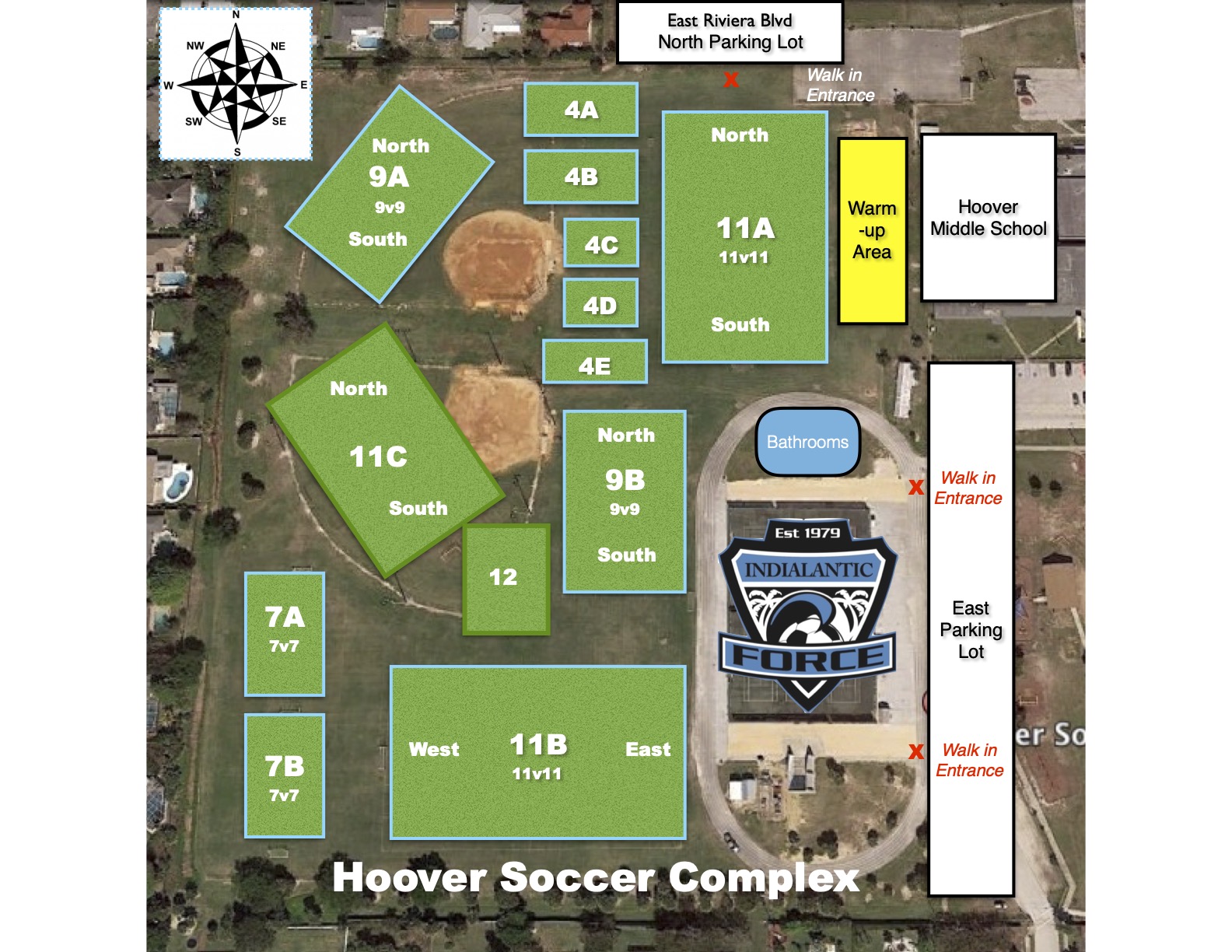 Indialantic Field Layout Indialantic Youth Soccer Association