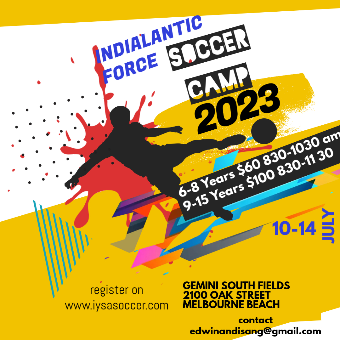 IYSA_Soccer_Camp_July_2023 Indialantic Youth Soccer Association